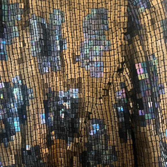 Adrianna Papell Sequin Leopard Blazer size 4 - Picture 4 of 5